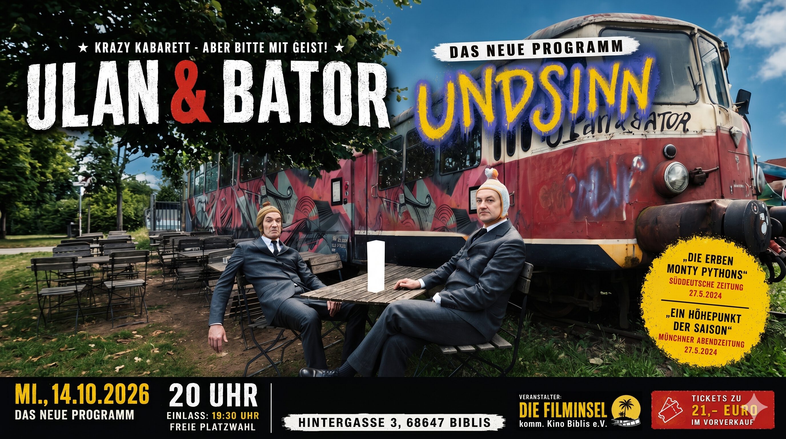 Mehr über den Artikel erfahren Ulan & Bator – “UNDSINN”