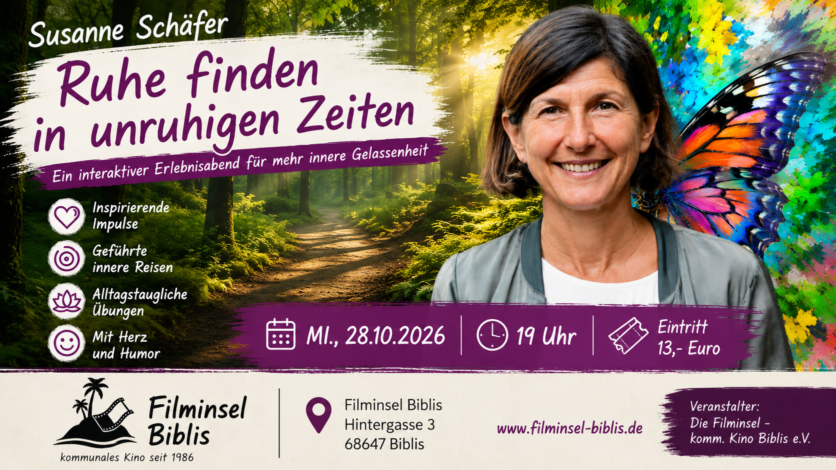 Mehr über den Artikel erfahren Susanne Schäfer – Ruhe finden in unruhigen Zeiten